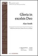 Gloria in Excelsis Deo SATB choral sheet music cover